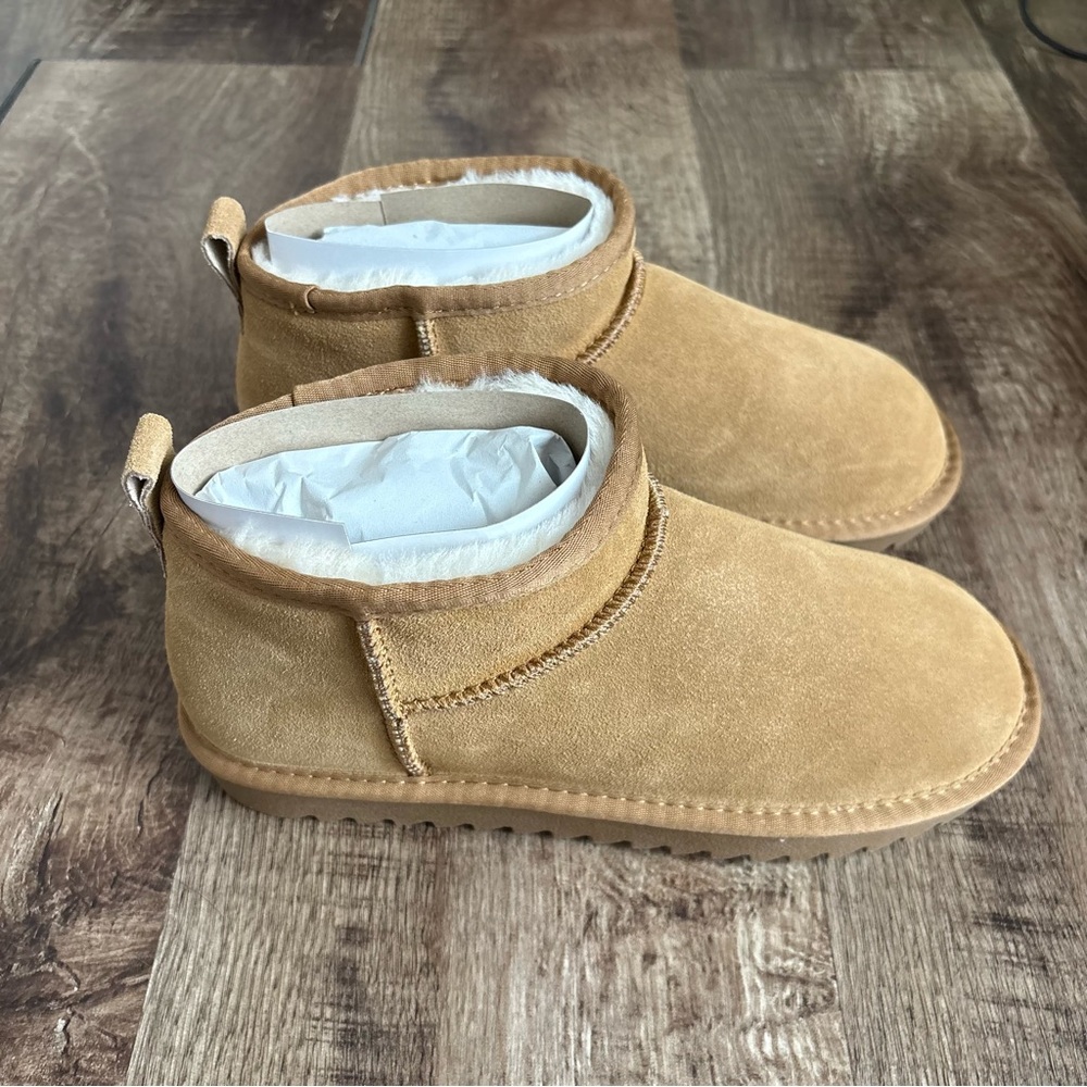 Steve Madden cabin Tan suede Ankle Boots Casual